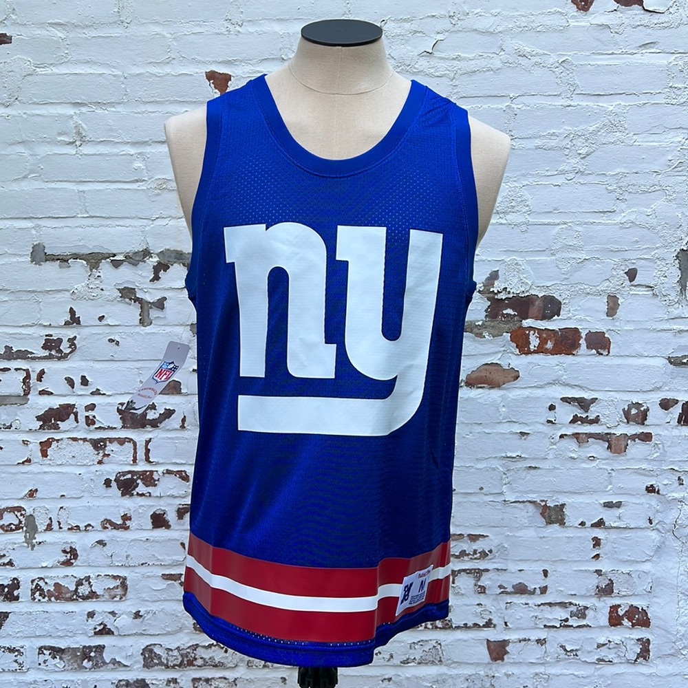 Mitchell & Ness NFL Throwbacks New York Giants Concepts Mesh Tank Top Blue Men's